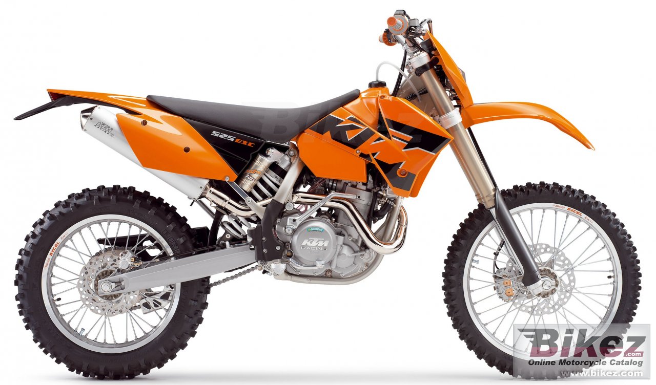Big KTM 525 exc racing picture and wallpaper from Bikez.com